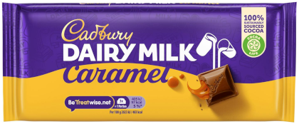 Cadbury Caramel chocolate present ideas